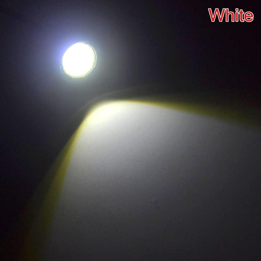 2Pcs 23mm 18mm Eagle Eye Licht Auto Led Tagfahrlicht Backup Motor Parkplatz Nebel Lampen 2X 18mm LED weiß von Joom DACH