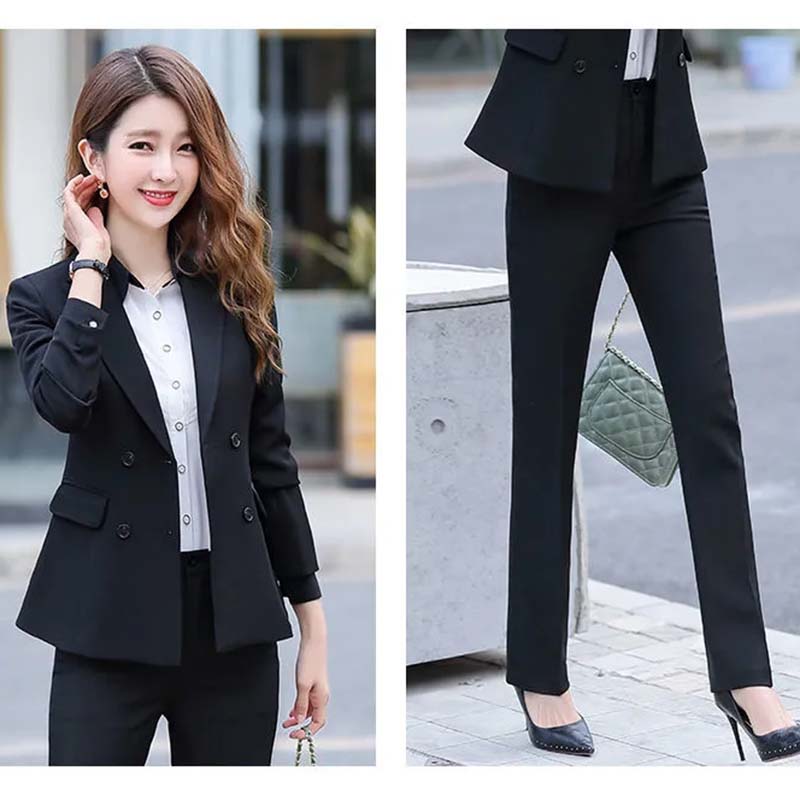 2Pcs Blazer Anzug Weibliche Koreanische Version Mode High-end-Blazer Interview Arbeit Overalls Professionelle Temperament Formale frauen anzug S 2Pcs Blazer Anzug Weibliche Koreanische Version Mode High-end-Blazer Interview Arbeit Overalls Professionelle Temperament Formale frauen anzug S von Joom DACH