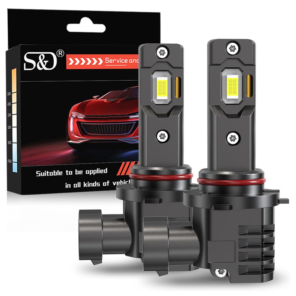 2Pcs Canbus H11 LED H8 9005 HB3 9006 HB4 Led Scheinwerfer Lampen 6000K 60W 32000Lm Super Helle Lüfterlose 16Core CSP DRL Nebel Licht Fahren Lampe 9006 HB4 von Joom DACH