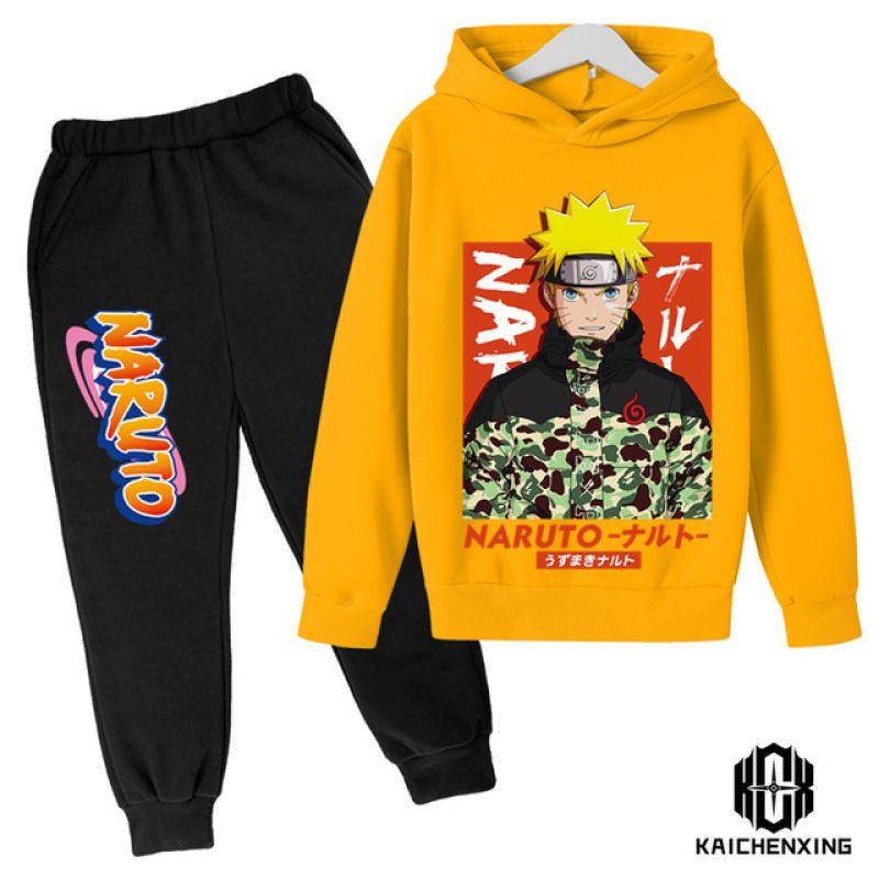 2Pcs Frühling Herbst Kinder Kleidung Naruto Hoodies + Hosen Sets Baby Jungen Kleidung Anzug Kinder Baumwolle Kleidung Jungen Sets kleidung 130 von Joom DACH