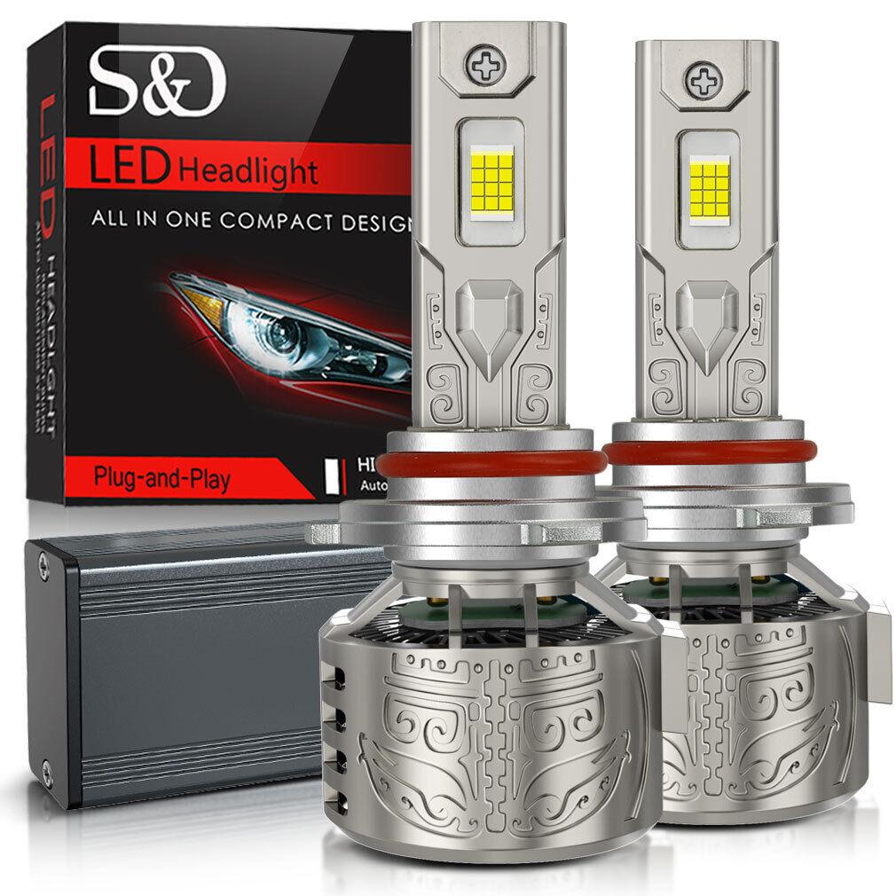 2Pcs H7 H4 Led Scheinwerfer Lampen 6000K H1 H3 H8 H11 Led 9005 HB3 9006 HB4 Auto Lampe 130W 80000LM 9012 Hir2 High Power Canbus 24SMD CSP Chips Scheinwerfer 9006 HB4 von Joom DACH