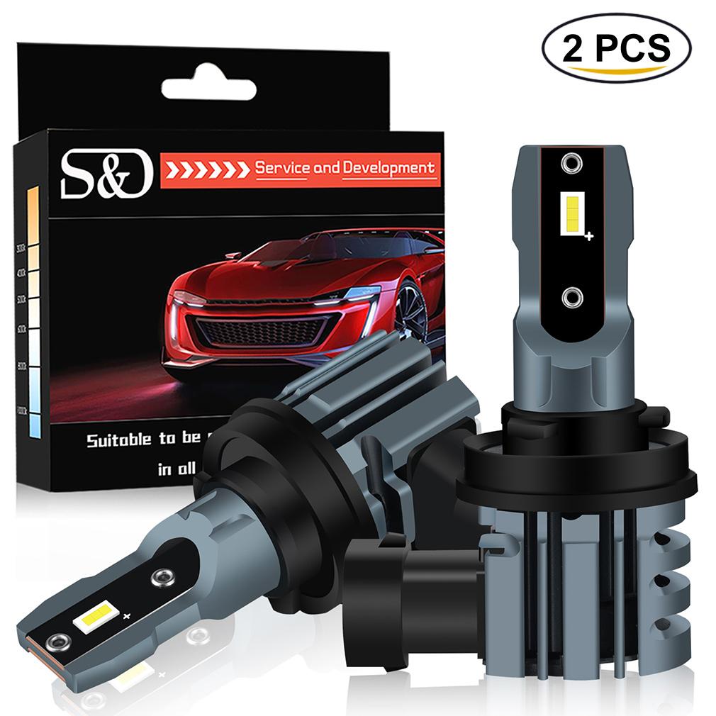 2Pcs H8 H11 LED Scheinwerfer Lampen 9005 HB3 9006 HB4 9012 Hir2 Auto Led Kopf Lampe 6500K weiß Super Helle 12000LM 60W 12V Nebel Lichter Birne 9005 HB3 von Joom DACH