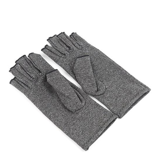 2Pcs Unisex Erwachsene Sport Weiche Baumwolle Atmungsaktive Halbe Finger Schutzhandschuhe M grau von Joom DACH