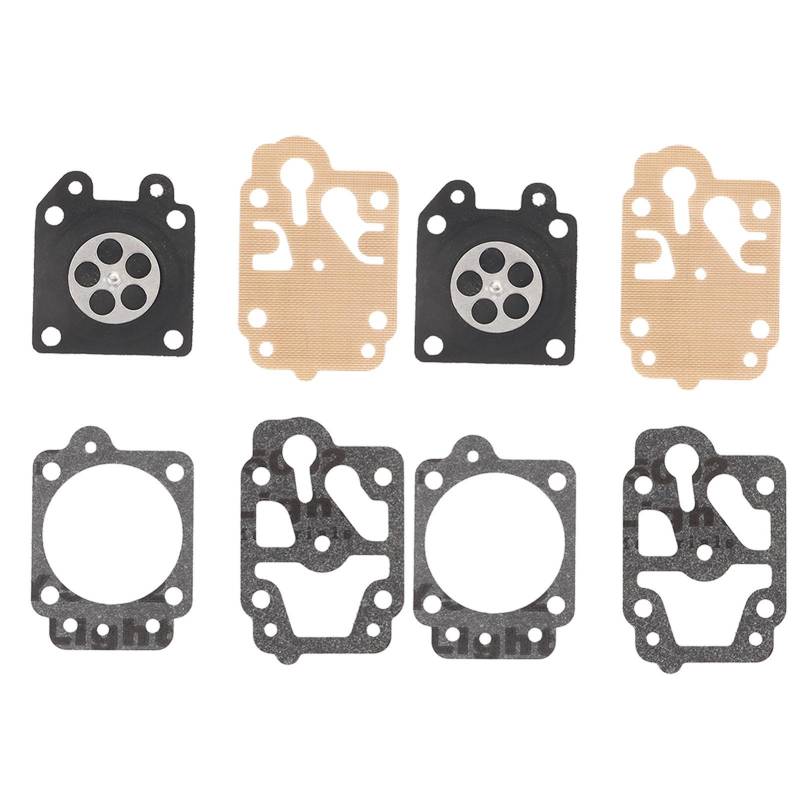 2Set Vergaser Membran Reparatur Dichtung Kits Vergaser Service Kit mit Papier Pad und Dichtung für von Joom DACH