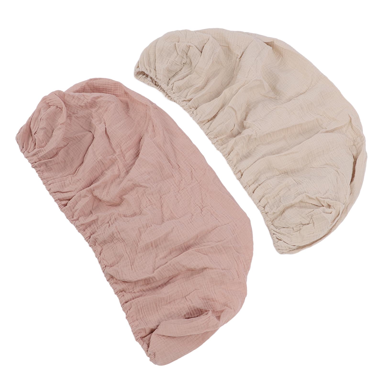 2er-Pack Spannbettlaken für Babywiege Weiche Atmungsaktive Dehnbare Baumwoll-Laken für Sanduhr Oval Rechteck von Joom DACH