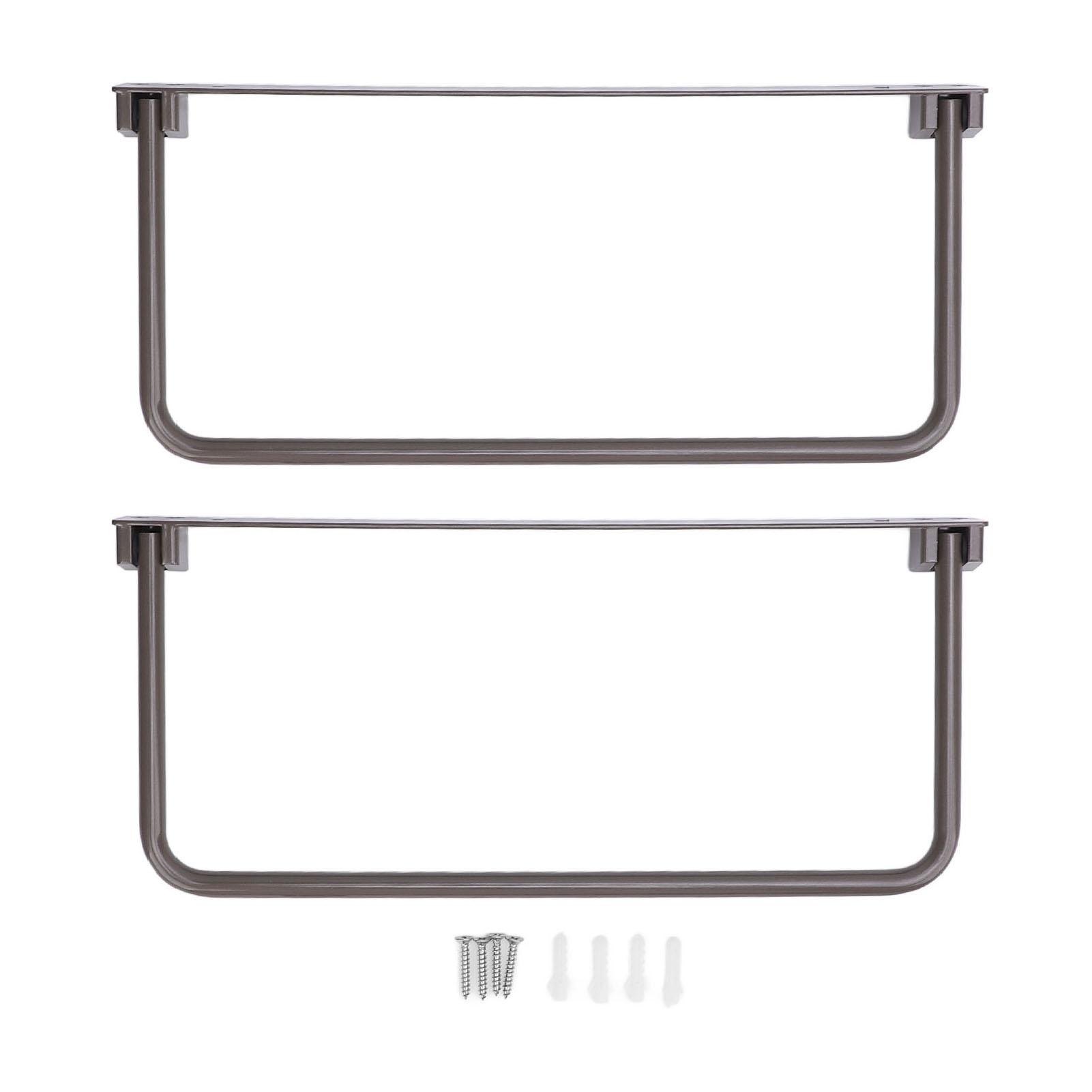 2er-Set Faltbares Schuhregal Aluminium Wandmontierter Schuh-Organizer Hängendes Pantoffel-Aufbewahrungsregal für Wohnmobil von Joom DACH