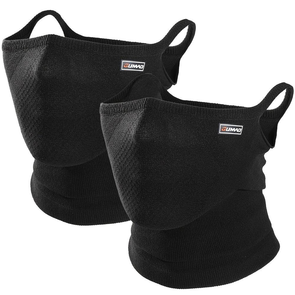 2 Stück Winddichtes Halbgesicht für Männer & Frauen - Ohrhänger, Sportfreundlich, Atmungsaktives Strickgewebe, Ideal zum Radfahren, Laufen & für Outdoor-Aktivitäten 2pcs von Joom DACH