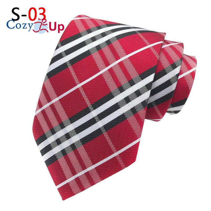 3,15  modische gestreifte PaisleyTies Herren-Krawatte mit Karomuster für Hochzeit von Joom DACH