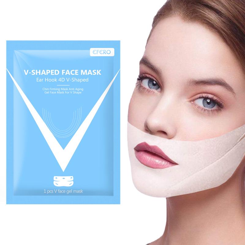 3/2/1 Stück Frauen 4D Face-Lift Gesichtsmaske Abnehmen V Form Gesichtsblatt Hautpflege Maske 3PCS von Joom DACH