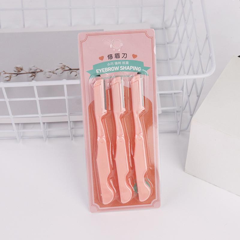 3/4 stücke Augenbraue Trimmer Augenbraue Rasierer Körper Gesicht Haar Entfernung Rasierer für Frauen Augenbraue Klingen Scissor Profiler Schönheit Make-Up-Tool  17*7cm von Joom DACH