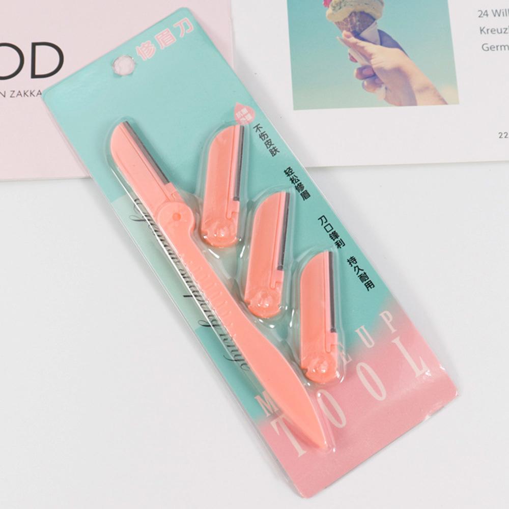 3/4 stücke Augenbraue Trimmer Augenbraue Rasierer Körper Gesicht Haar Entfernung Rasierer für Frauen Augenbraue Klingen Scissor Profiler Schönheit Make-Up-Tool 19*7cm von Joom DACH