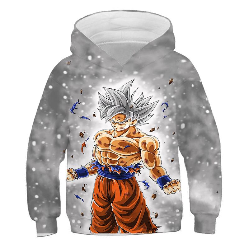 3-12 Jahre Mädchen Anime Top Langarm Kinder Jungen Dragon Ball Z Grafik Herbst Kind Sweatshirt Hoodies Frühling Kinder weiche Kleidung 140cm von Joom DACH