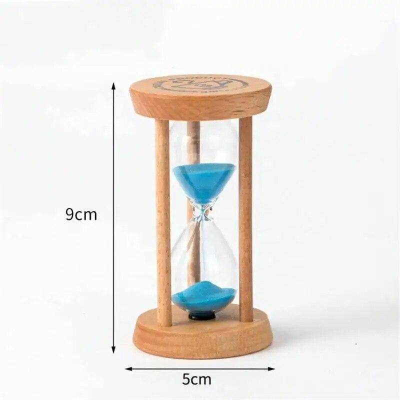 3 Minuten Holz Sanduhr Mini Desktop Dekoration Sanduhr Kreative Timer Sanduhr Sanduhr Küche für Kinder Geschenk blau von Joom DACH