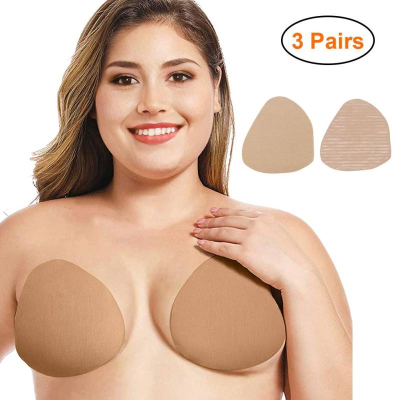 3 Paar Einweg Brustlift Tape Push Up Pasties Klebe BH Trägerlos Nippelabdeckungen Unsichtbar von Joom DACH