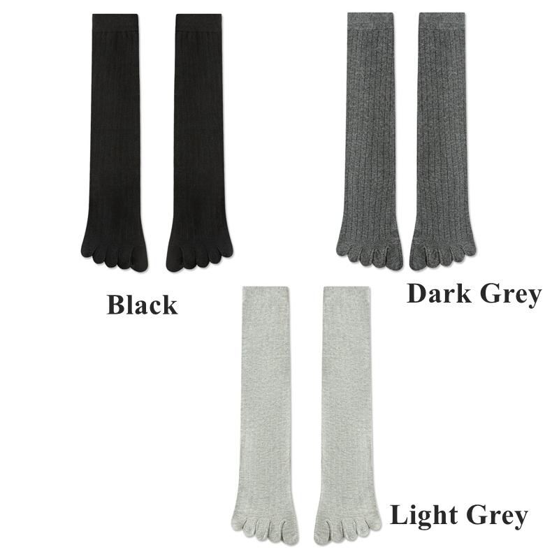 3 Paar Zehensocken Damen Herren Lange Wadensocken mit getrennten Zehen Hochwertige Baumwolle Fünf-Finger-Socken Damen Strümpfe von Joom DACH