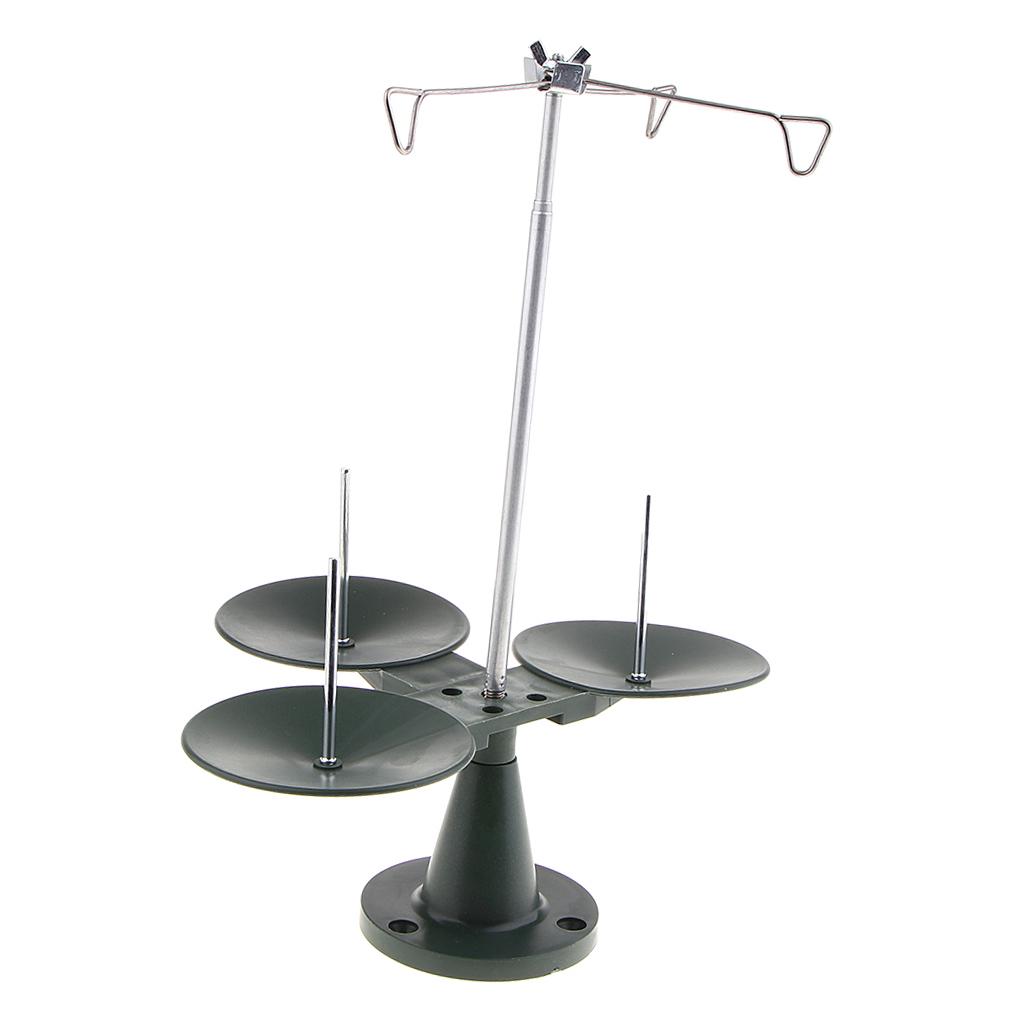 3 Spulen-Nähmaschinen-Fadenhalter, Ständer, Stickspulen-Organizer 278 x 278 x 320mm silber 3 Spulen-Nähmaschinen-Fadenhalter, Ständer, Stickspulen-Organizer 278 x 278 x 320mm silber von Joom DACH