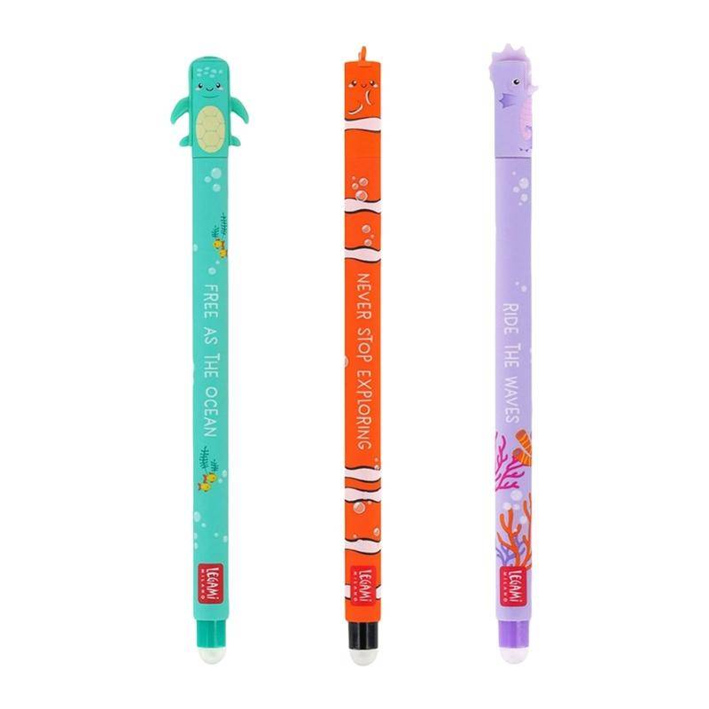 3 Stück Cartoon Gelstift Radierbarer Gelstift 0,35 mm Nadelspitze Büro Schreibwaren für Erwachsene Schüler Schreiben Notizen 1 von Joom DACH