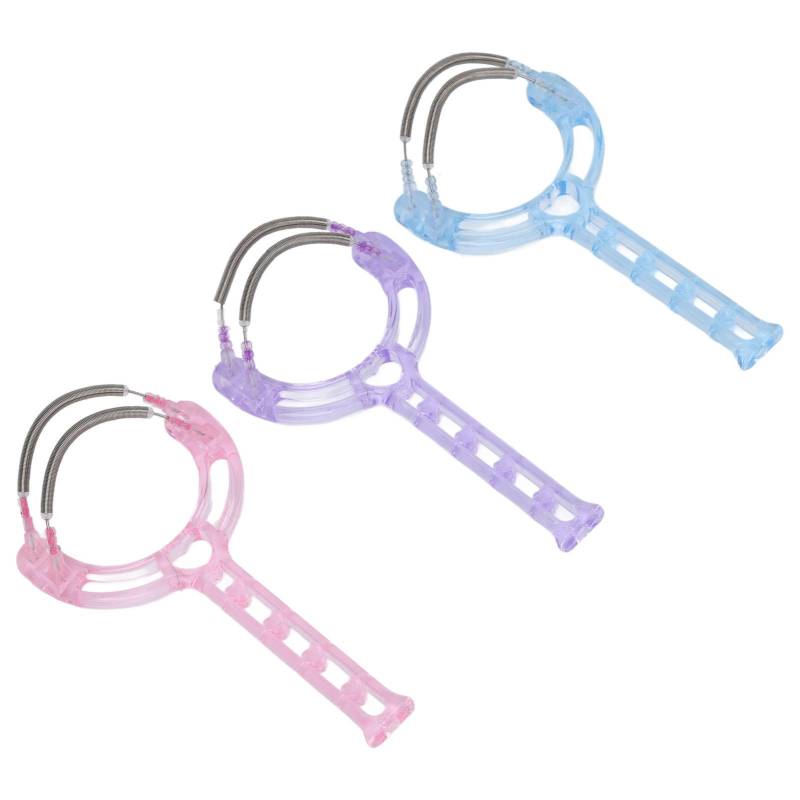 3 Stück Gesichtshaarentfernung Feder Handheld Gesichts-Epilierer für Frauen Augenbrauen Kinn Wange Schnurrbart Oberlippe von Joom DACH