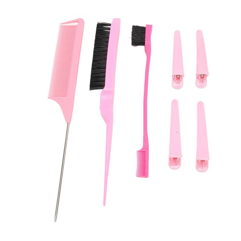 3 Stück Haarstyling Kamm Set mit 4 Haarspangen Weiche Doppelkopf Borsten Haarbürste für Frauen Männer Kinder von Joom DACH