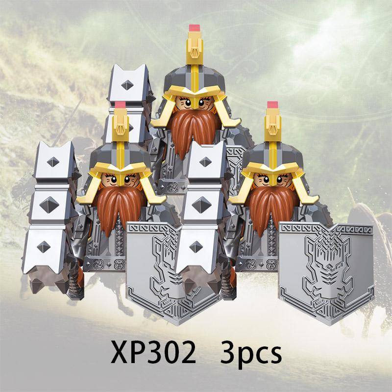 3 Stück Herr der Ringe Elfen Orks Armee Zwerg Rohan Mini Action Spielfiguren Bausteine Zusammenbau Spielzeug für Kinder Geburtstagsgeschenk von Joom DACH