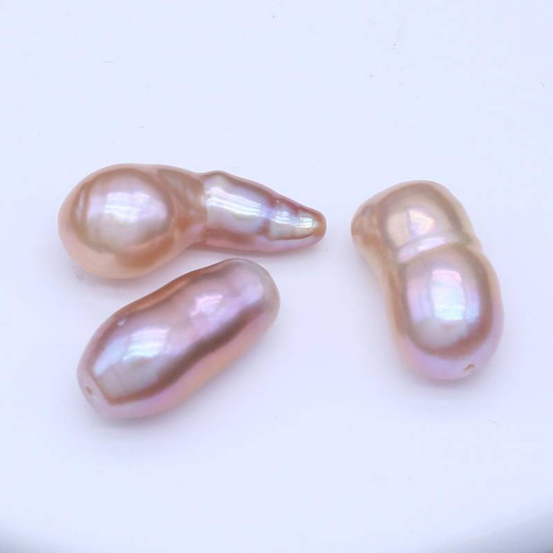 3 Stück Kunstperlen, handgefertigte unregelmäßige lose Perlen zur Schmuckherstellung, Halsketten- und Armbandzubehör, DIY-Geschenke für Frauen und Männer 3Pcs/7-8mm von Joom DACH