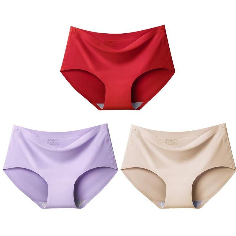 3 Teile/los Nahtlose Panty Set Unterwäsche Weibliche Komfort Dessous Weibliche Low-Rise Briefs G String Dessous Drop Verschiffen XL von Joom DACH