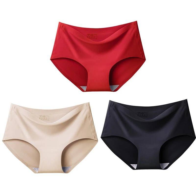 3 Teile/los Nahtlose Panty Set Unterwäsche Weibliche Komfort Dessous Weibliche Low-Rise Briefs G String Dessous Drop Verschiffen XXL von Joom DACH