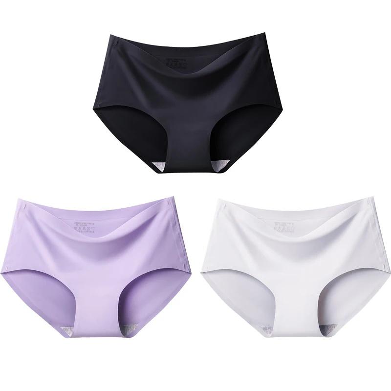 3 Teile/los Nahtlose Panty Set Unterwäsche Weibliche Komfort Dessous Weibliche Low-Rise Briefs G String Dessous Drop Verschiffen XXL von Joom DACH
