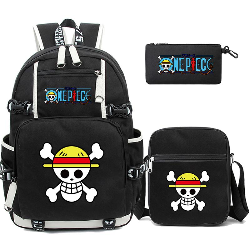 3 Teile/satz Anime One Piece Große Kapazität Rucksack Affe D. Ruffy Teenager-Studenten-Schulranzen für Jungen und Mädchen, Rucksäcke für den Schulanfang 3 Teile/satz Anime One Piece Große Kapazität Rucksack Affe D. Ruffy Teenager-Studenten-Schulranzen für Jungen und Mädchen, Rucksäcke für den Schulanfang von Joom DACH