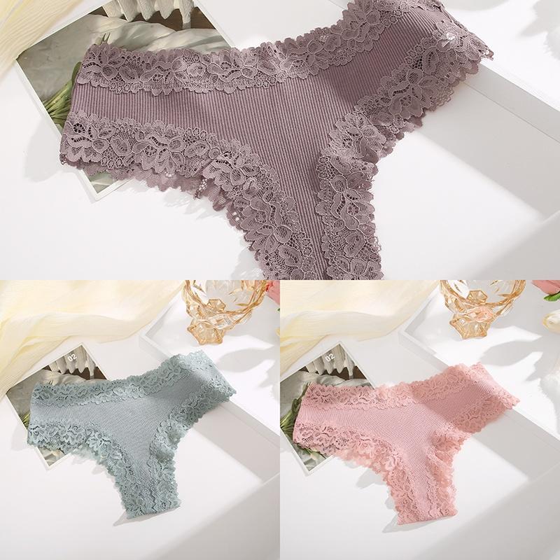 3 Teile/satz Baumwolle Höschen frauen Bequeme Slip Spitze Stil Unterwäsche Weibliche S-XL Weiche Unterhose Damen Höschen 2023 L 3 Teile/satz Baumwolle Höschen frauen Bequeme Slip Spitze Stil Unterwäsche Weibliche S-XL Weiche Unterhose Damen Höschen 2023 L von Joom DACH