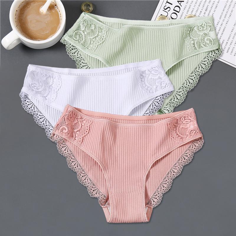3 Teile/satz Frauen Baumwolle Höschen M-2XL Low-Rise Unterwäsche Trendy Patchwork Spitze Slip Weibliche Weiche Unterhose Dessous 2022 XXL 3 Teile/satz Frauen Baumwolle Höschen M-2XL Low-Rise Unterwäsche Trendy Patchwork Spitze Slip Weibliche Weiche Unterhose Dessous 2022 XXL von Joom DACH