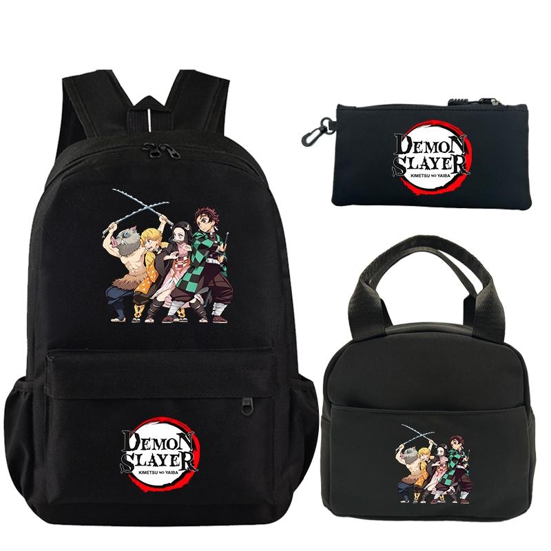 3 Teile/satz Rucksack Anime Demon Slayer Gedruckt Büchertasche mit Mittagessen Tasche Bleistift Fall Teenager Kinder Mädchen Jungen Schul Rucksack 3 Teile/satz Rucksack Anime Demon Slayer Gedruckt Büchertasche mit Mittagessen Tasche Bleistift Fall Teenager Kinder Mädchen Jungen Schul Rucksack von Joom DACH