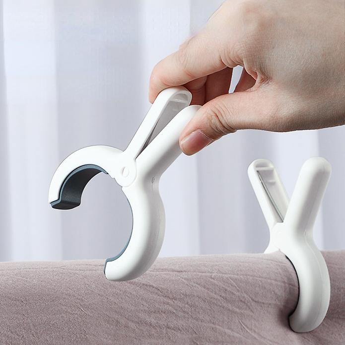 3 Teile/satz Strand Handtuch Clips Kunststoff Wäsche Kleidung Pins Winddicht Bettlaken Clip Wäscheleine Wäscheklammer Hängen Rack blau von Joom DACH