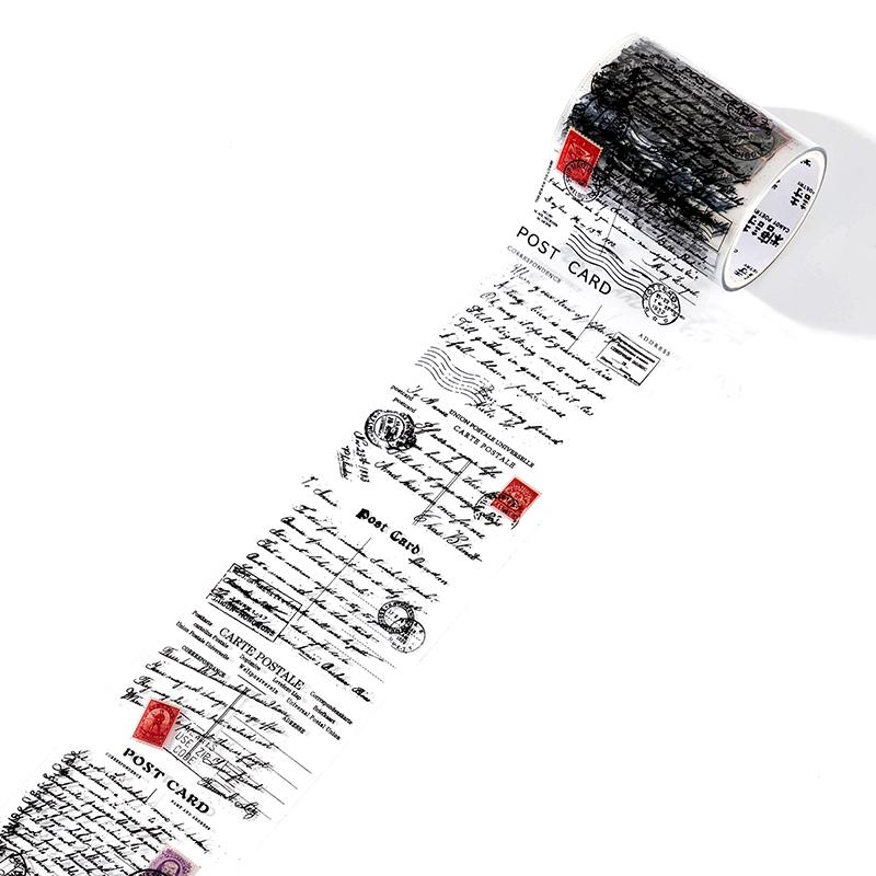 3 cm/5 cm * 2 m Transparente Material Bänder Brief Englisch Phrase DIY Masking Tape Scrapbooking Aufkleber Label schreibwaren von Joom DACH
