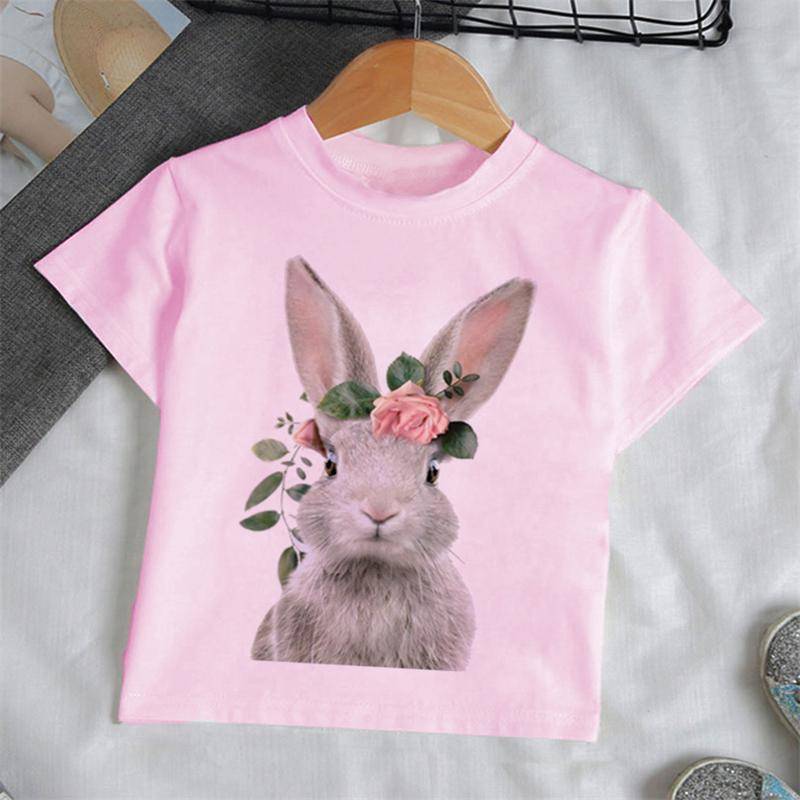 3 farbe Elefanten Lustige Kawaii Mädchen Kleidung Streetwear Jungen Shirts Rundhals Baby Mädchen Tops Cartoon Casual Kinder T-shirt Mode 6T(130) von Joom DACH