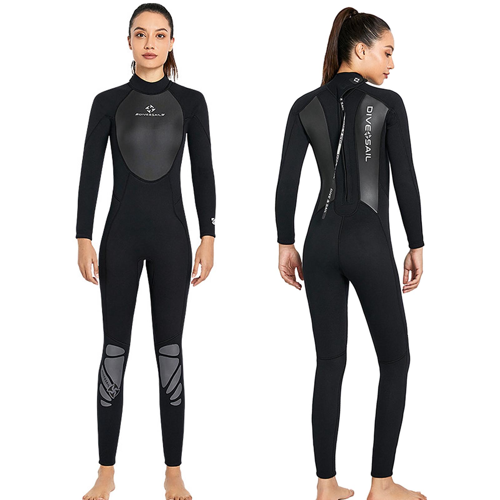 3 mm Neopren-Neoprenanzug für Damen, Ganzkörper-Tauchanzug zum Schnorcheln, Tauchen, Surfen L schwarz 3 mm Neopren-Neoprenanzug für Damen, Ganzkörper-Tauchanzug zum Schnorcheln, Tauchen, Surfen L schwarz von Joom DACH