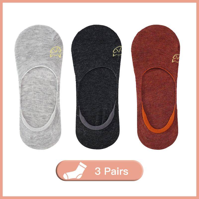 3 paare/los Boot Socken frauen Sommer Dünne Baumwolle Unten Flacher Mund Unsichtbare Stickerei Socken Weibliche Silikon Rutschfeste Sommer EUR34-38 von Joom DACH