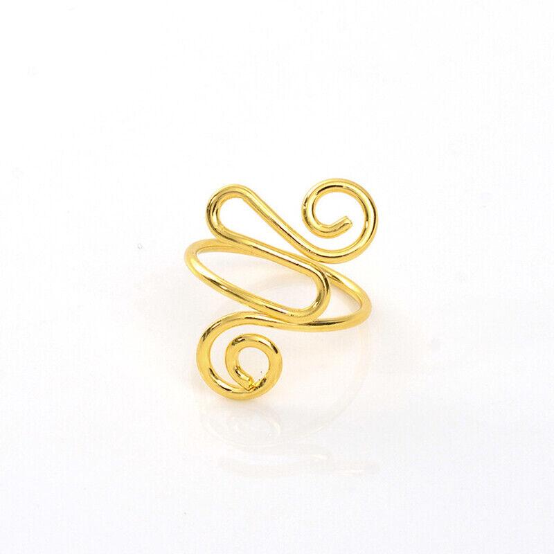 3 stücke Häkeln Spannung Guide Ring Finger Fingerhut Garn Halter Ring Finger Garn Ring gold von Joom DACH