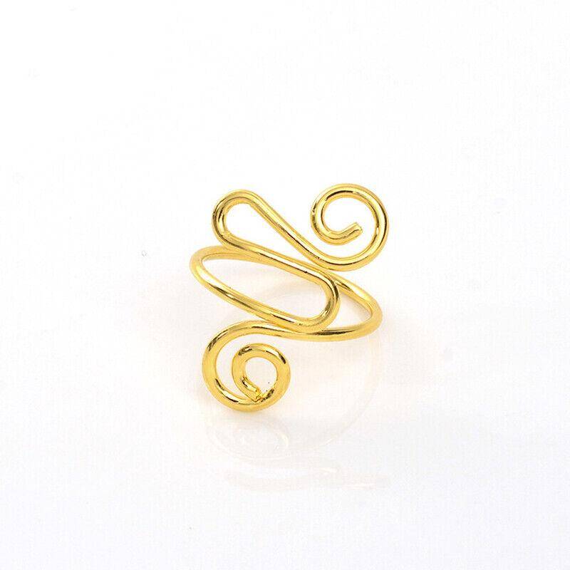 3 stücke Häkeln Spannung Guide Ring Finger Fingerhut Garn Halter Ring Finger Garn Ring gold von Joom DACH