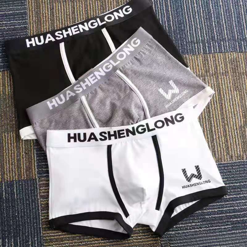 3 stücke männer Boxer Männer Sport Shorts Hochwertige Baumwolle Männliche Unterwäsche Atmungsaktiv Und Bequem Mann Boxer Boxershorts Größe L-3XL XXL von Joom DACH