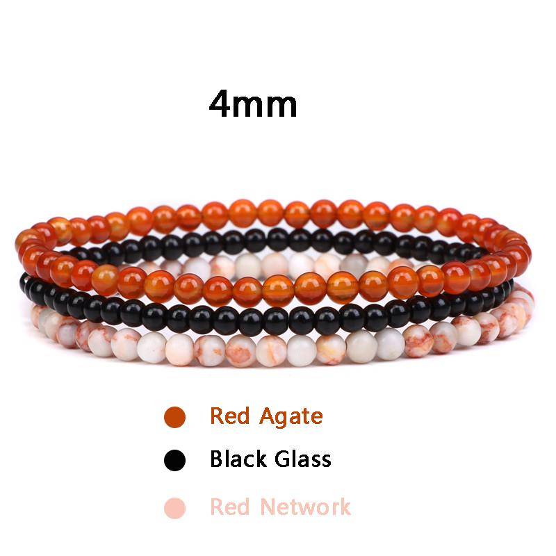 3 teile/satz Paar Distanz Armband Naturstein Achate Quarz Crytsal Perlen Armband für Männer Frauen Yoga Charme Armbänder Schmuck von Joom DACH