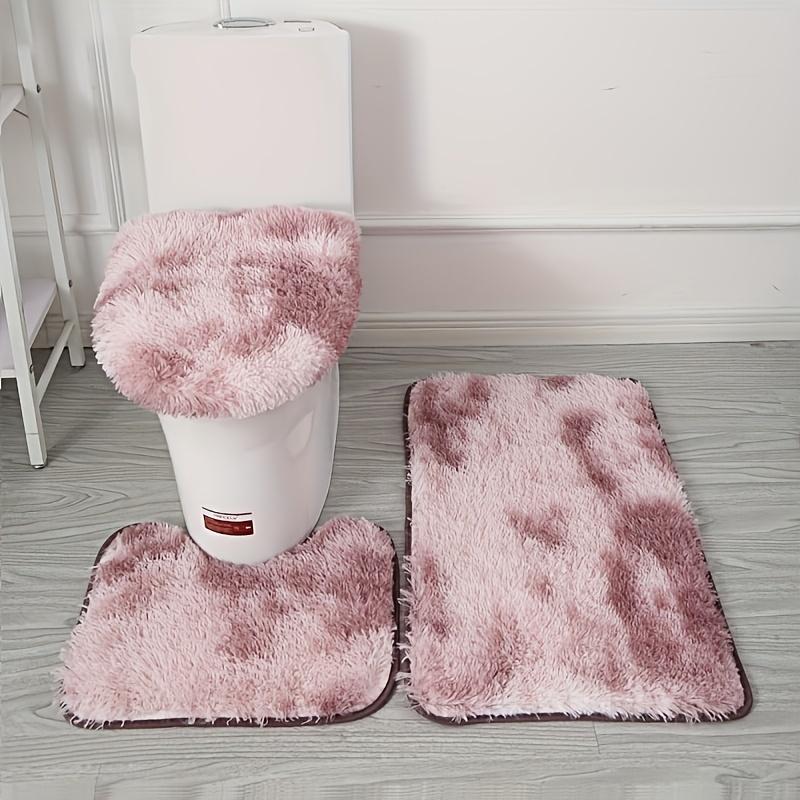 3-teiliges Badvorleger-Set, rutschfester Badezimmerteppich, U-förmige Toilettenmatte, Toilettendeckel-Abdeckung, Badezimmerdekor, Duschvorhang-Sets für Badezimmer 3 piece set rosa 3-teiliges Badvorleger-Set, rutschfester Badezimmerteppich, U-förmige Toilettenmatte, Toilettendeckel-Abdeckung, Badezimmerdekor, Duschvorhang-Sets für Badezimmer 3 piece set rosa von Joom DACH