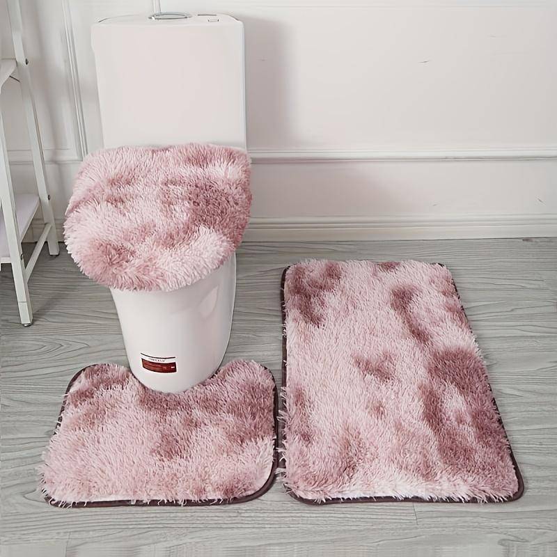 3-teiliges Badvorleger-Set, rutschfester Badezimmerteppich, U-förmige Toilettenmatte, Toilettendeckel-Abdeckung, Badezimmerdekor, Duschvorhang-Sets für Badezimmer 3 piece set rosa 3-teiliges Badvorleger-Set, rutschfester Badezimmerteppich, U-förmige Toilettenmatte, Toilettendeckel-Abdeckung, Badezimmerdekor, Duschvorhang-Sets für Badezimmer 3 piece set rosa von Joom DACH