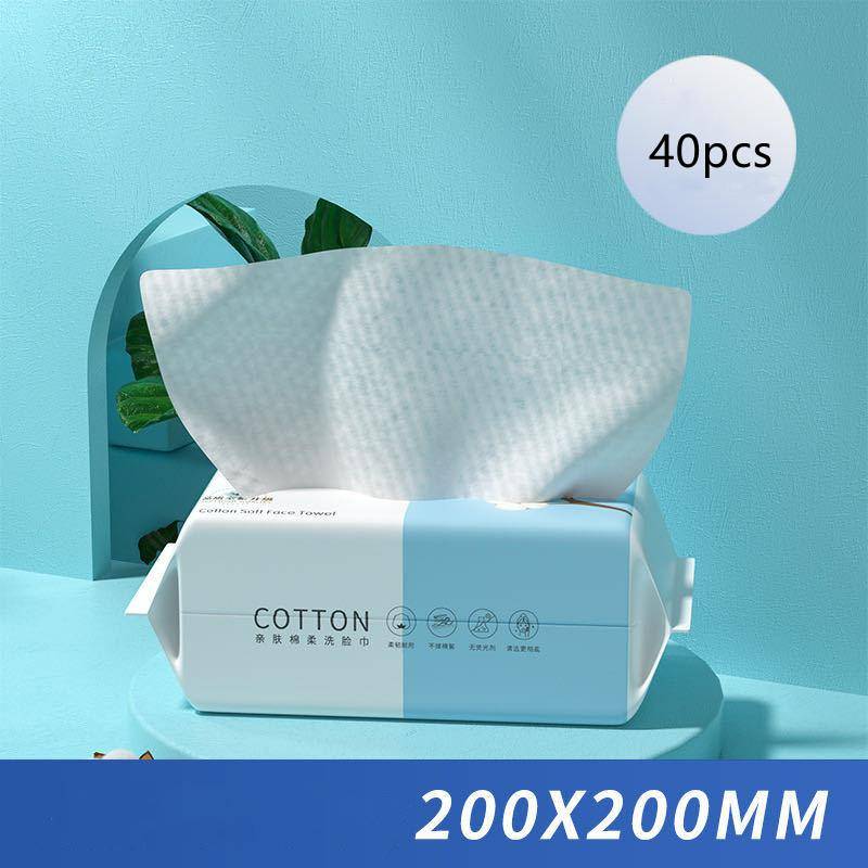 30/40 stücke Baumwolle Gesicht Reinigung Tissue Einweg Gesicht Handtuch Perle Muster Weiche Schönheit Wischen Make-Up Entferner Gesicht Handtuch Nass Trocken verwenden von Joom DACH
