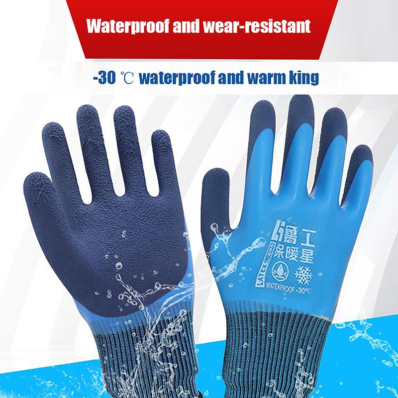 -30 Grad Kältelagerung Frostschutz Unisex Arbeitsschutzhandschuhe Angeln Kältebeständige Thermo-Winddichte Arbeitshandschuhe von Joom DACH