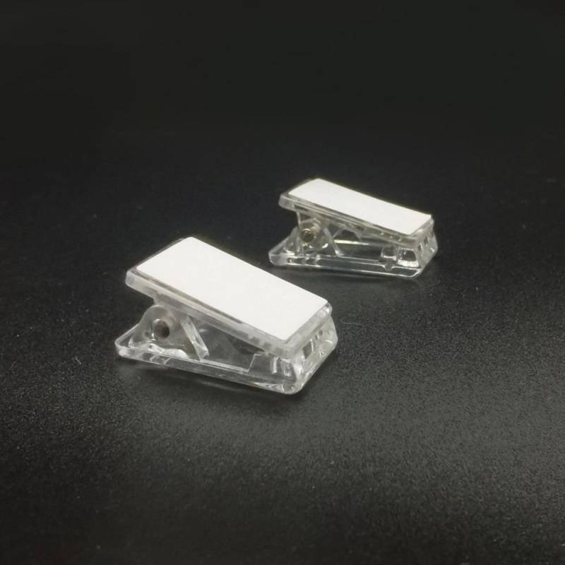 30 STÜCKE Transparenz Wandteppich-Clips Acryl Klebeclips DIY Fotoclips Heimanwendungen Single-sided adhesive von Joom DACH