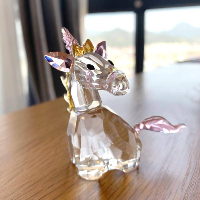 30 Stile Klarer Kristall Niedliche Tierfiguren Glasskulptur Briefbeschwerer Wohndekore Tischdekoration Weihnachten Kinder Dame Gastgeschenk von Joom DACH