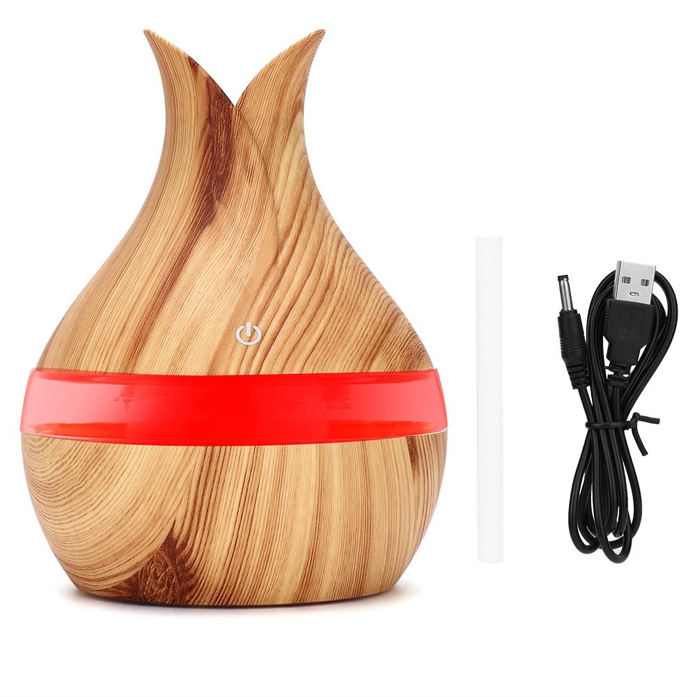 300ml 7 Farbe LED Nachtlicht Aroma Ätherisches Öl Diffusor Luftbefeuchter Licht Holzmaserung weiß 300ml 7 Farbe LED Nachtlicht Aroma Ätherisches Öl Diffusor Luftbefeuchter Licht Holzmaserung weiß von Joom DACH