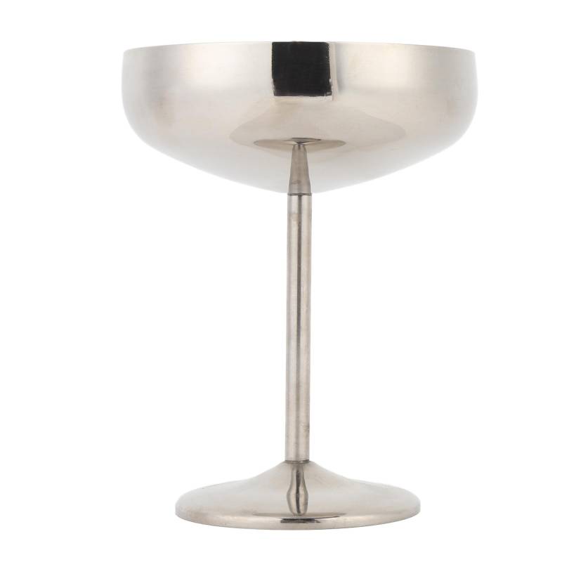 304 Edelstahl Cocktailglas 300ml Kälteisolierung Bruchsicher Metall Weinglas für Snack L(for 6.5-9kg) von Joom DACH