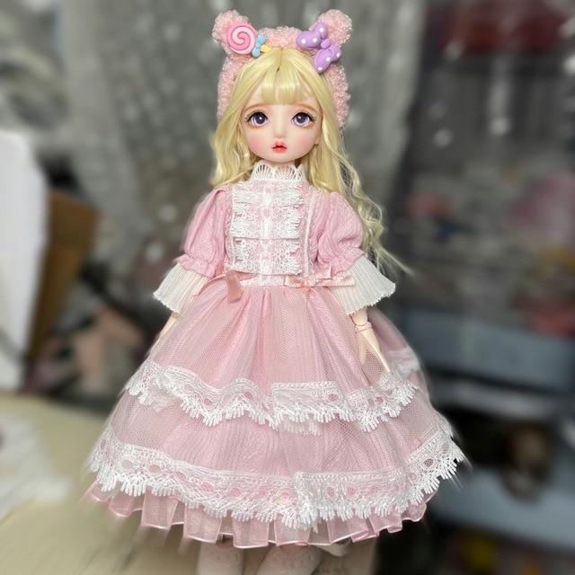 30CM Handgemachte Mini Puppe Niedlichen Puppen Prinzessin Kleidung Anzug Kind Spielzeug Mädchen Geschenke 30cm von Joom DACH